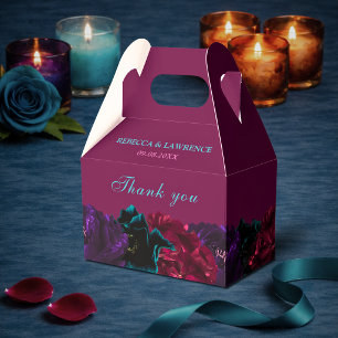 Ballotins Mariage floral de ton de bijou de Bourgogne lunati