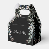 Ballotins Mariage Floral Fleur sauvage noir et blanc (Arrière)