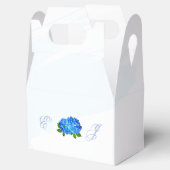 Ballotins Mariage Floral Hydrangea Bleu (Ouvert)