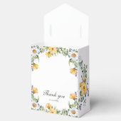 Ballotins Mariage Floral jaune blanc (Ouvert)