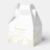 Ballotins Mariage floral minimaliste élégant (Verso)