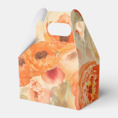 Ballotins Mariage Floral Orange Brûlé (Arrière)