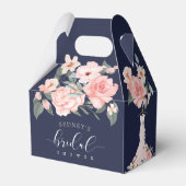 Ballotins Mariage floral robe Fête des mariées marine (Verso)