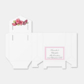 Ballotins Mariage floral rosé (Déplié)