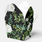 Ballotins Mariage floral rose noire et blanche (Ouvert)