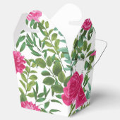 Ballotins Mariage floral rose vif (Ouvert)