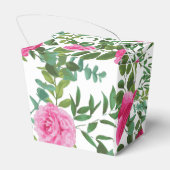 Ballotins Mariage floral rose vif (Arrière)