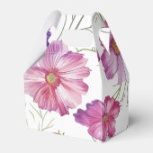 Ballotins Mariage floral rose violet (Arrière)