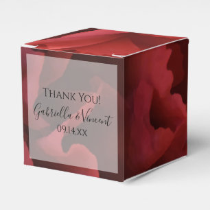 Ballotins Mariage Floral rouge