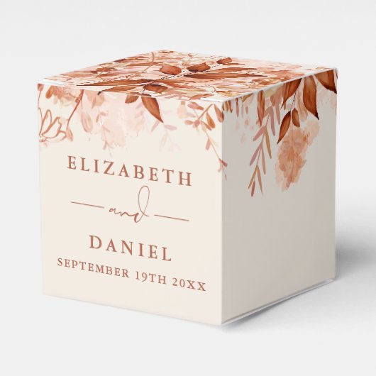 Ballotins Mariage Floral Rustique d'Automne (Verso)