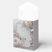 Ballotins Mariage floral rustique Élégant 3D (Ouvert)