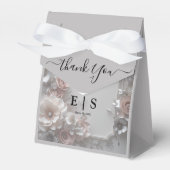 Ballotins Mariage floral rustique Élégant 3D (Verso)