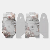 Ballotins Mariage floral rustique Élégant 3D (Déplié)