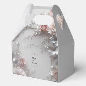 Ballotins Mariage floral rustique Élégant 3D (Verso)