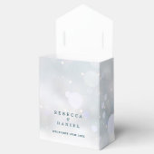 Ballotins Mariage Floral Rustique Flocons de Neige d'Hiver (Ouvert)