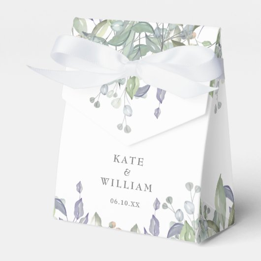 Ballotins Mariage Floral Sage Et Lilac (Verso)