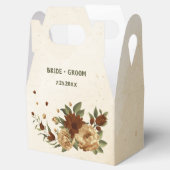 Ballotins mariage floral terracotta rustique (Ouvert)