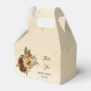 Ballotins mariage floral terracotta rustique 