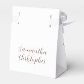 Ballotins Mariage Floral Terracotta Rustique  (Arrière)