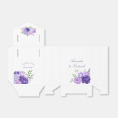 Ballotins Mariage floral ultra violet (Déplié)