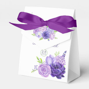 Ballotins Mariage floral ultra violet