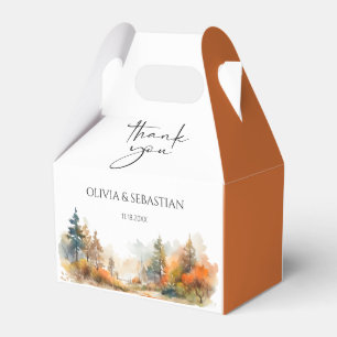 Ballotins Mariage forestier d'automne rustique