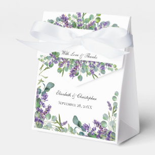 Ballotins Mariage Formel Élégant Boho Lavande Eucalyptus