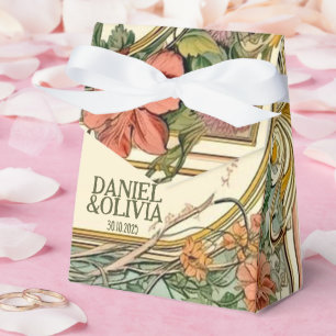 Ballotins Mariage frontalier orné fleur sauvage victorien