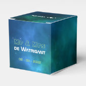 Ballotins Mariage Galaxy bleu et vert (Verso)