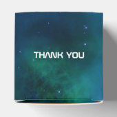 Ballotins Mariage Galaxy bleu et vert (Haut)