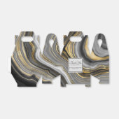 Ballotins Mariage Géode Gold & Grey Agate (Déplié)