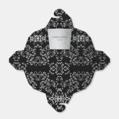 Ballotins Mariage gothique argenté et noir (Déplié)