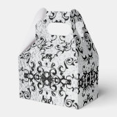 Ballotins Mariage gothique argenté et noir (Arrière)