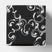 Ballotins Mariage gothique argenté et noir (Haut)