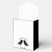 Ballotins Mariage gothique Baiser Ravens Personnalisé (Ouvert)