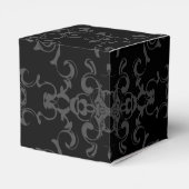 Ballotins Mariage gothique gris et noir (Arrière)