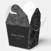 Ballotins Mariage gothique gris et noir (Ouvert)