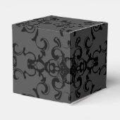 Ballotins Mariage gothique gris et noir (Arrière)