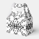 Ballotins Mariage gothique noir et blanc (Arrière)