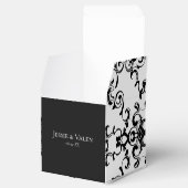 Ballotins Mariage gothique noir et blanc (Ouvert)