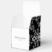 Ballotins Mariage gothique noir et blanc (Ouvert)