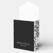 Ballotins Mariage gothique noir et blanc (Ouvert)