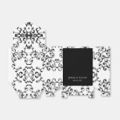 Ballotins Mariage gothique noir et blanc (Déplié)