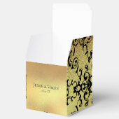 Ballotins Mariage gothique noir or (Ouvert)