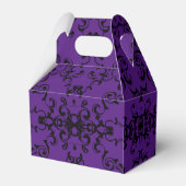 Ballotins Mariage gothique noir violet (Arrière)