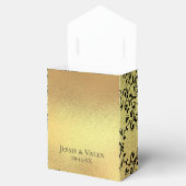 Ballotins Mariage gothique or et noir (Ouvert)