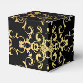 Ballotins Mariage gothique or et noir (Arrière)