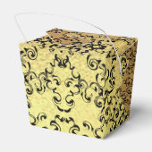 Ballotins Mariage gothique or et noir (Arrière)