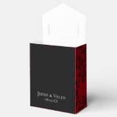 Ballotins Mariage gothique rouge et noir (Ouvert)