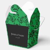 Ballotins Mariage gothique vert et noir (Ouvert)